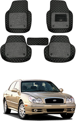 RKPSP Leatherite 7D Mat For  Hyundai Sonata(Black)