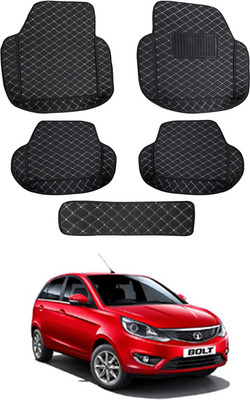 MATIES Leatherite 7D Mat For  Tata Bolt(Black)
