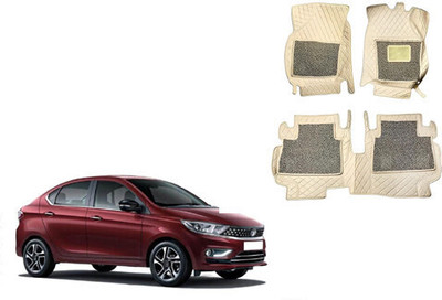Autorepute Leather 7D Mat For  Tata Tigor(Beige)