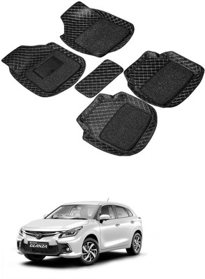 arneja trading company Leatherite 7D Mat For  Toyota Glanza(Black)