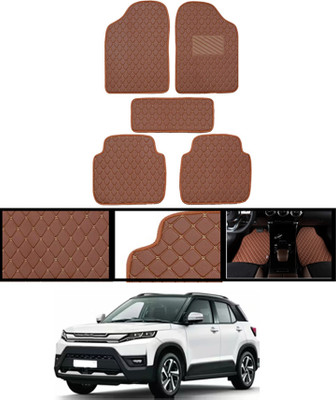 ABJD Leatherite Standard Mat For  Vitara Brezza(Orange)