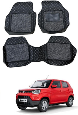 Arnejaa Leatherite 7D Mat For  Maruti Suzuki S-Presso(Black)