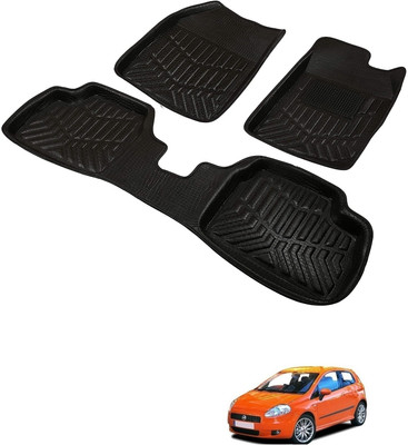 KOZDIKO Plastic 3D Mat For  Fiat Grand Punto(Black)