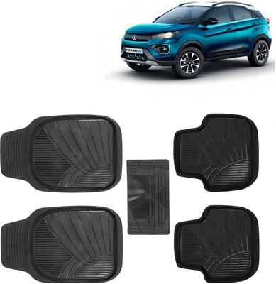 Kingsway PVC Tray Mat For  Tata Nexon EV(Black)