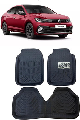 Arnejae Polyutherine 3D Mat For  Volkswagen Virtus(Black)