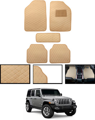 MSNP Leatherite Standard Mat For  Jeep Wrangler(Beige)