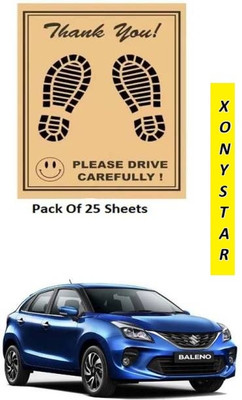 XONYSTAR Paper Disposable Paper Mat For  Universal For Car(Brown)