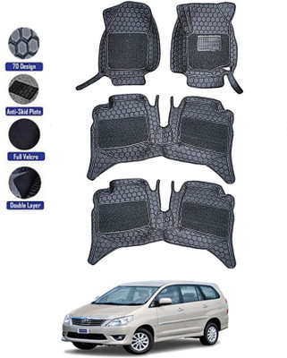 MATIES Leatherite 8D Mat For  Toyota Innova(Black)