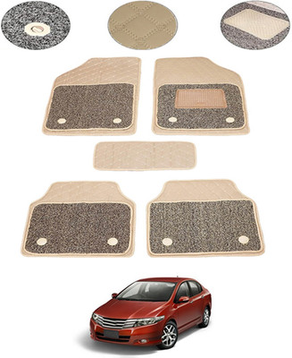 MSNP Leatherite 7D Mat For  Honda Universal For Car(Beige)