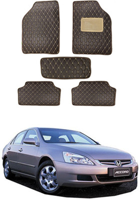 MATIES Leatherite Standard Mat For  Honda Accord(Brown)