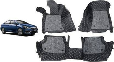 VIAZ VENTURES Leather 7D Mat For  Maruti Ciaz(Black)