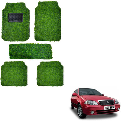 Oshotto Rubber, Plastic Standard Mat For  Maruti Suzuki Esteem(Green)