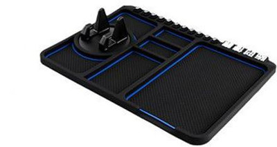 TECHGEAR Silicone Standard Mat For  Universal For Car(Black)