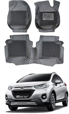 TOFIT ENTERPRISE Leatherite 7D Mat For  Honda WRV(Black)