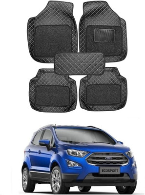 Arnejaa Leatherite 7D Mat For  Ford Ecosport(Black)