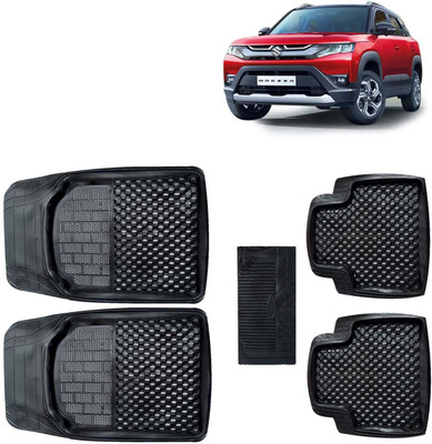 Kingsway PVC Tray Mat For  Maruti Suzuki New Brezza(Black)