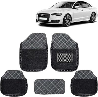 Kingsway Leatherite 7D Mat For  Audi A6(Black)