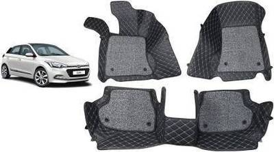 FF TRADERS Leatherite 7D Mat For  Hyundai i20(Black)