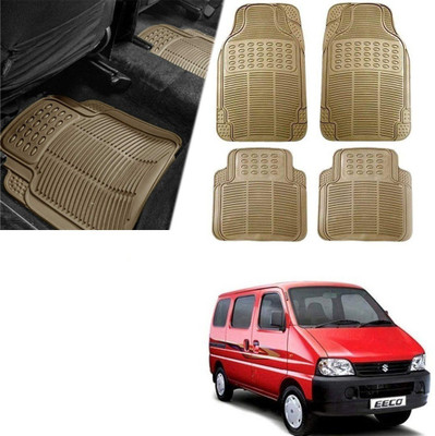 Znee Smart Rubber Standard Mat For  Universal For Car(Beige)