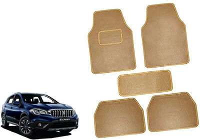 AUTO PEARL Polyester Standard Mat For  Maruti S-Presso(Beige)