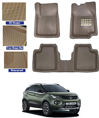 MATIES Plastic Tray Mat For  Tata Nexon(Beige)
