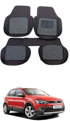 arneja trading company Leatherite 7D Mat For  Volkswagen Polo Cross(Black)