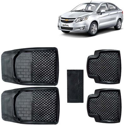 Kingsway PVC Tray Mat For  Chevrolet Sail(Black)