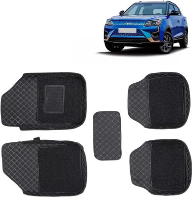 TOFIT ENTERPRISE Leatherite 7D Mat For  Mahindra XUV(Black)