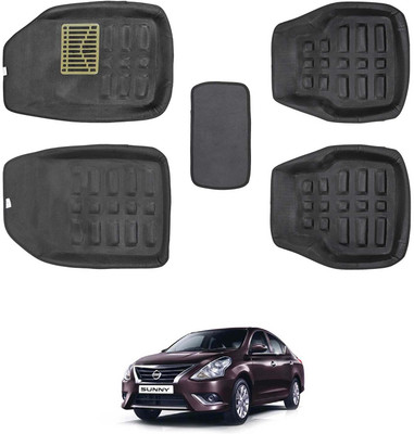 Kingsway PVC 3D Mat For  Nissan Sunny(Black)