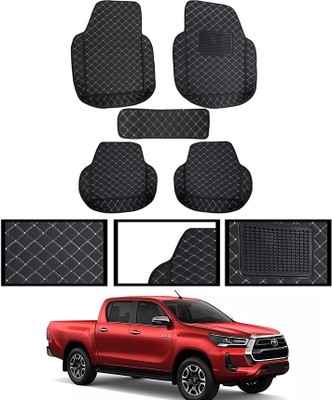 ABJD Leatherite 7D Mat For  Toyota Hilux(Black)