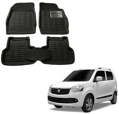 SLSHILPA Plastic 3D Mat For  Maruti Suzuki WagonR(Black)