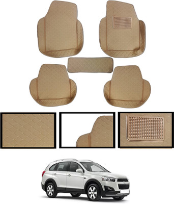 MSNP Leatherite 7D Mat For  Chevrolet Captiva(Beige)