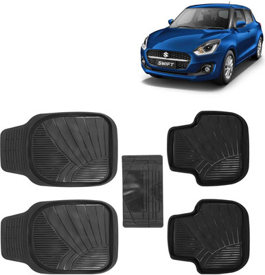 Kingsway PVC Tray Mat For  Maruti Suzuki Swift(Black)