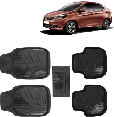 Kingsway PVC Tray Mat For  Tata Tigor(Black)