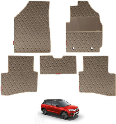 elegant PVC Standard Mat For  Maruti Vitara(Black, Beige)