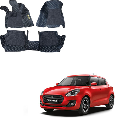 VIAZ VENTURES Leatherite 7D Mat For  Maruti Suzuki New Swift(Black)