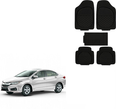 Autorepute Rubber Standard Mat For  Honda Universal For Car(Black)