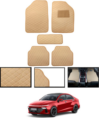 CCMM Leatherite Standard Mat For  Hyundai Verna(Beige)