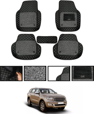 monolive Leatherite Tray Mat For  Ford Endeavour(Black)