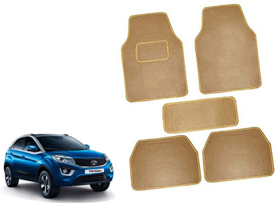 AUTO PEARL Polyester Standard Mat For  Tata Nexon(Beige)
