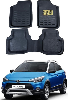 arneja trading company Polyutherine 3D Mat For  Hyundai i20 Active(Black)