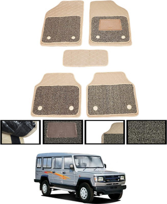 MATIES Leatherite 7D Mat For  Force Universal For Car(Beige)