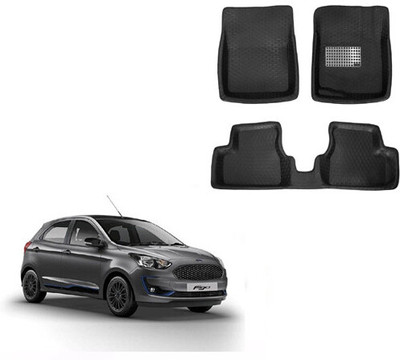 Autorepute Leather 7D Mat For  Ford Figo(Black)
