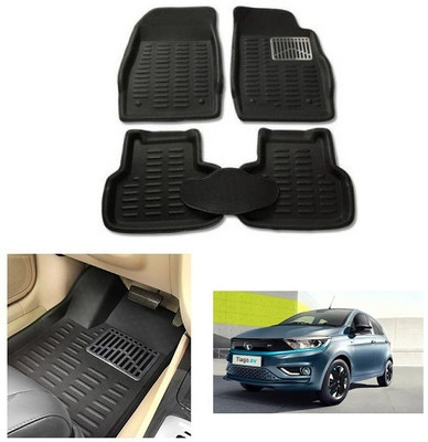 After cars PVC 3D Mat For  Tata Tiago(Black)
