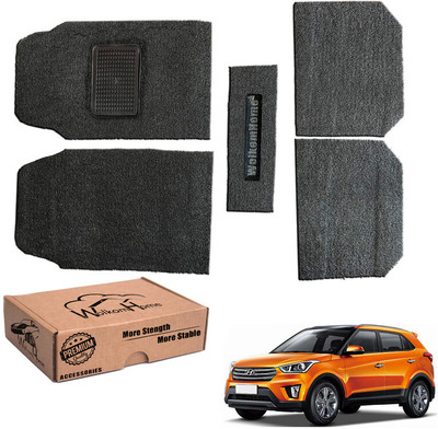 WolkomHome PVC Standard Mat For  Universal For Car(Black)