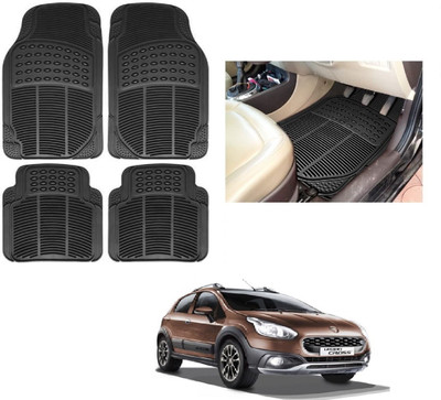 ROSHNEER ENTERPRISES Rubber Standard Mat For  Fiat Avventura(Black)