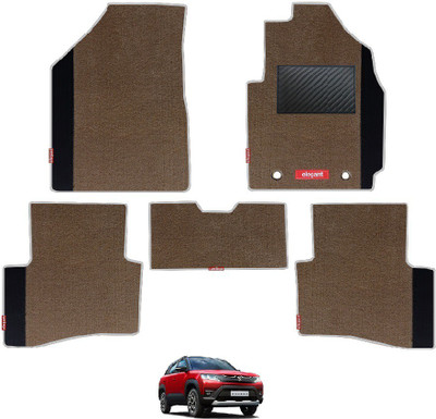 elegant Polypropylene Standard Mat For  Maruti New Brezza(Beige, Black)
