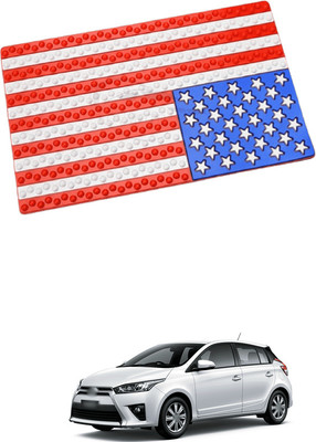 LOVMOTO Plastic Tray Mat For  Toyota Yaris(Multicolor)