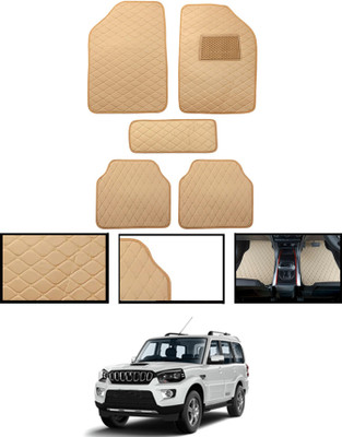 MATIES Leatherite Standard Mat For  Mahindra Scorpio(Beige)
