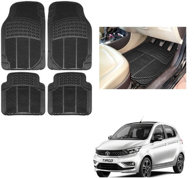 ROSHNEER ENTERPRISES Rubber Standard Mat For  Tata Tiago(Black)